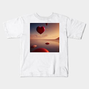 Heart-shaped fantasy Kids T-Shirt